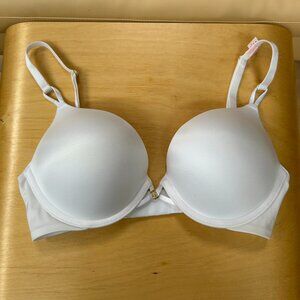 White VS Bombshell Double Pushup Bra